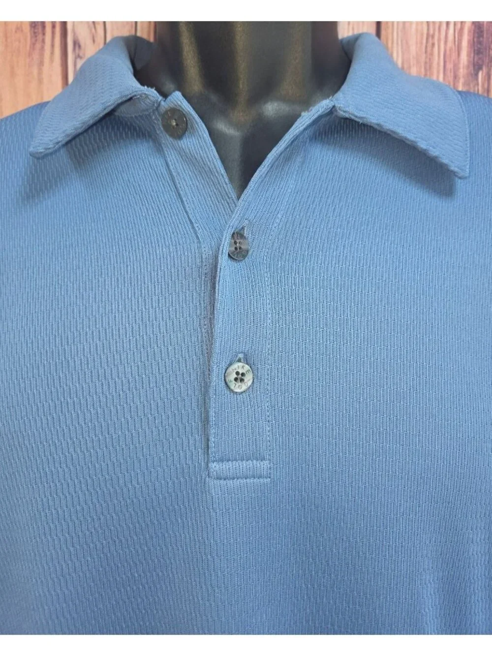 Nike Mens Blue Golf Performance Polo Large